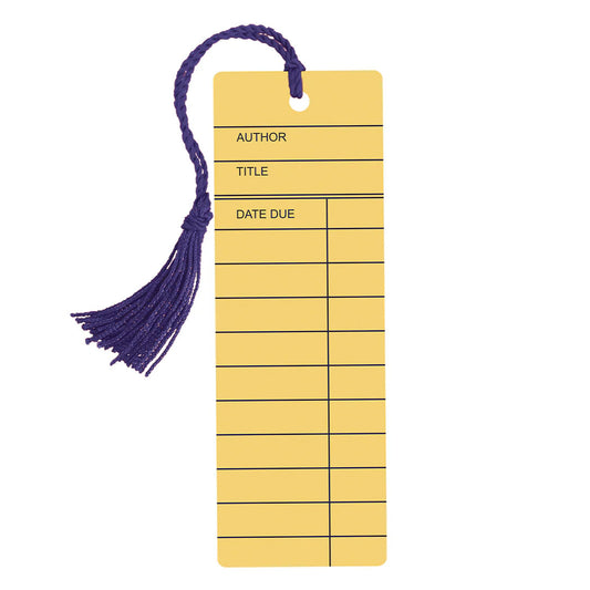 Library Card Bookmark