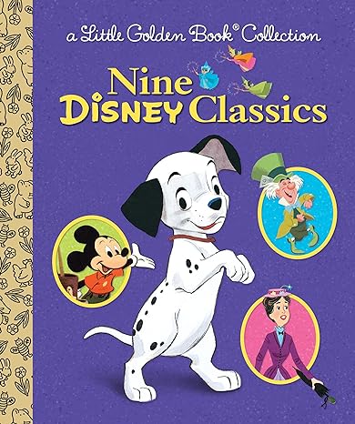 Nine Disney Classics (Disney Classic) (Little Golden Book)