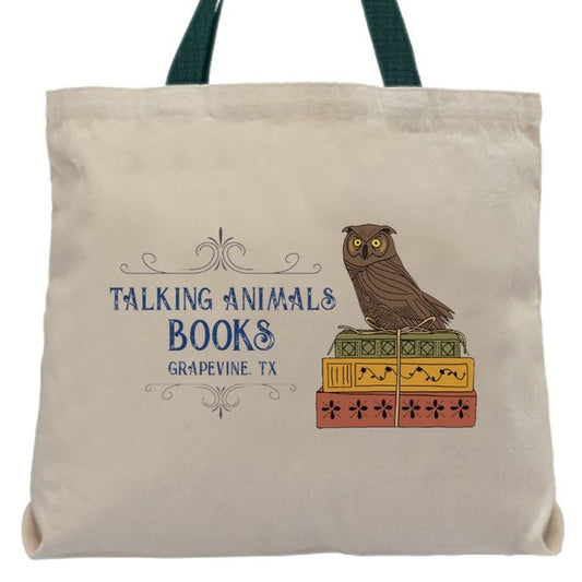 Talking Animals Books - Tote Bag