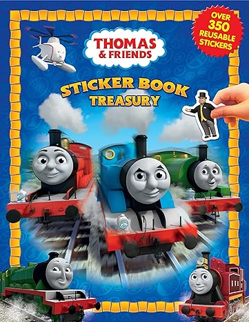 Thomas & Friends Sticker Book Treasury - Activity Book Treasury Puzzle Game for Kids Children Toddlers Ages 3 and Up, Holiday Christmas Birthday Gift