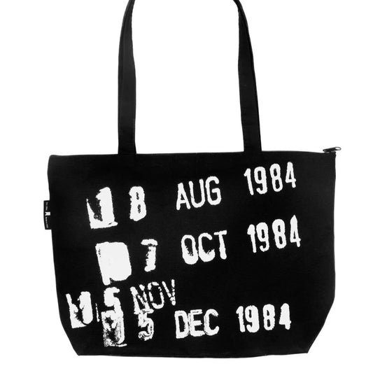 Out of Print - LIbrary Stamp Market Tote Bag