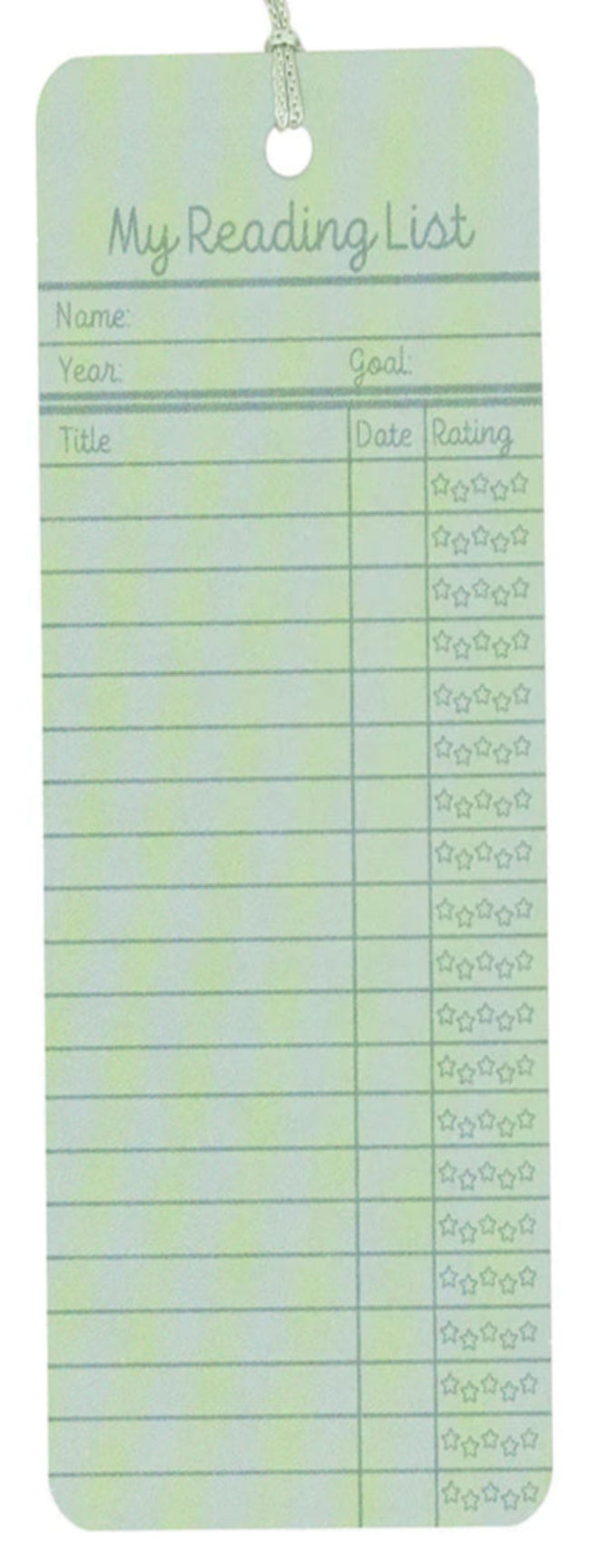 Reading List Bookmark