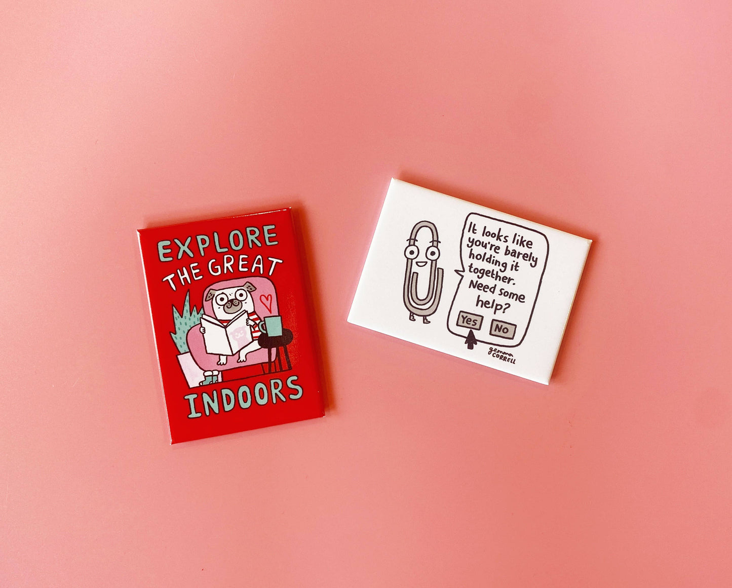 Explore the Great Indoors Rectangle Magnet