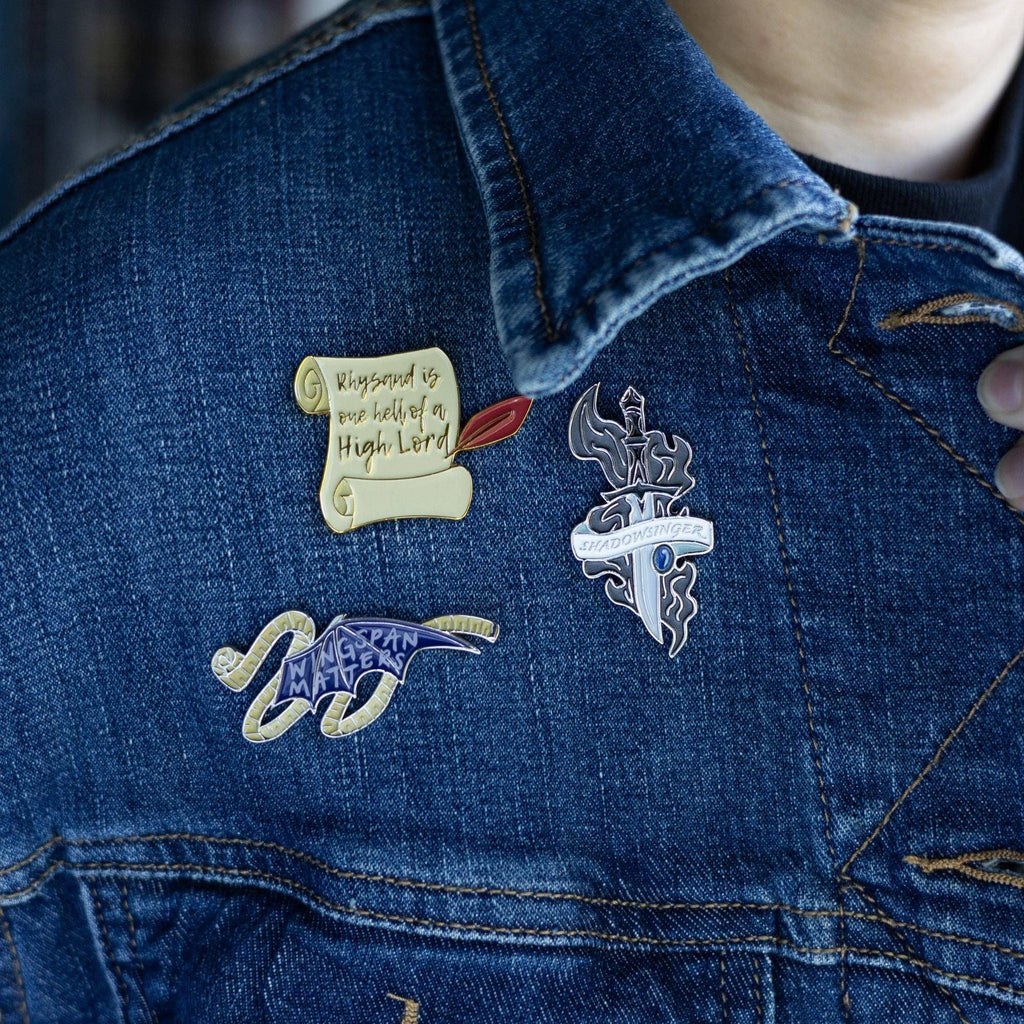 Rhysand’s Reading Lessons Enamel Pin | ACOTAR