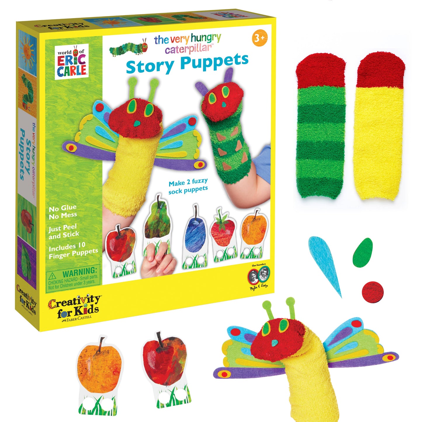 The Very Hungry Caterpillar Story Puppets Craft Kit for Kids