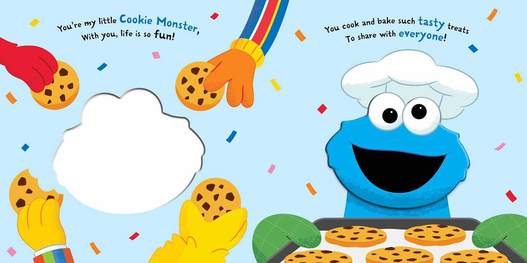 Sesame Street: You're My Little Cookie Monster Board Book