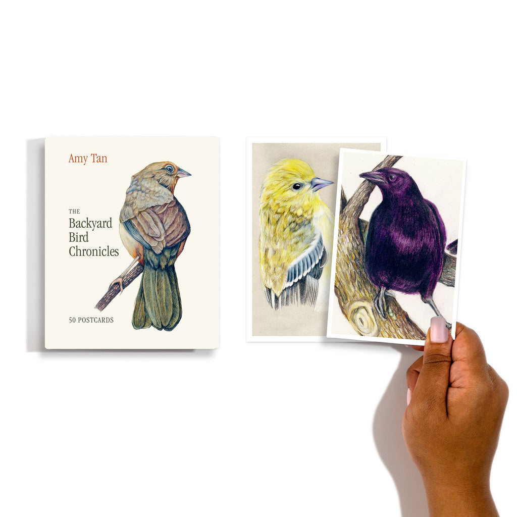 The Backyard Bird Chronicles: 50 Postcards by Amy Tan