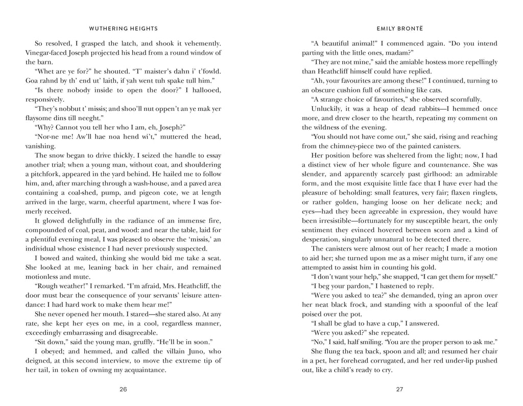 Wuthering Heights by Emily Brontë (Signature Clothbound Edition)