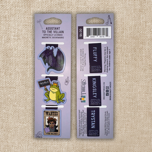 Assistant to the Villain Magnetic Bookmark Set