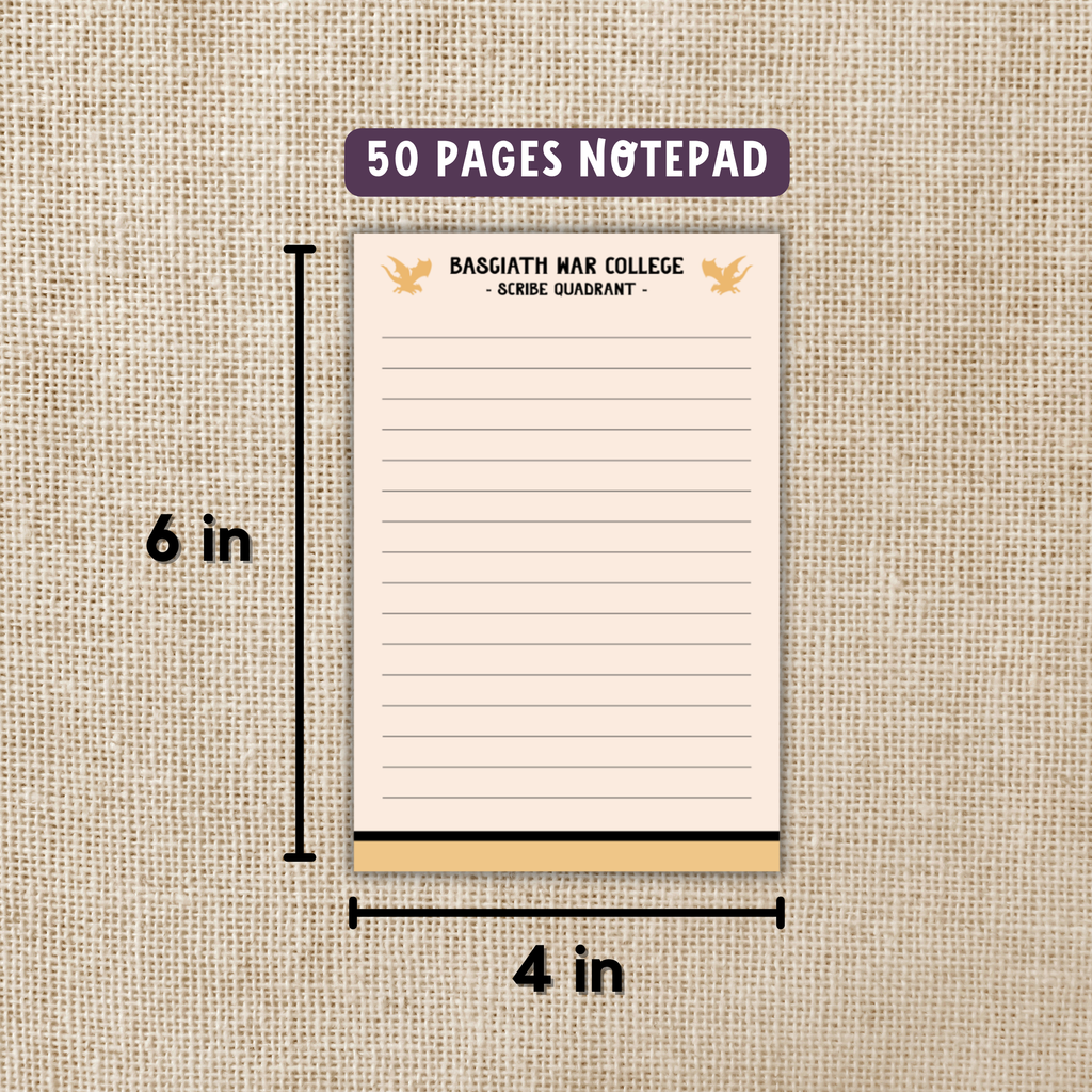 Notepad - Fourth Wing Scribe Quadrant