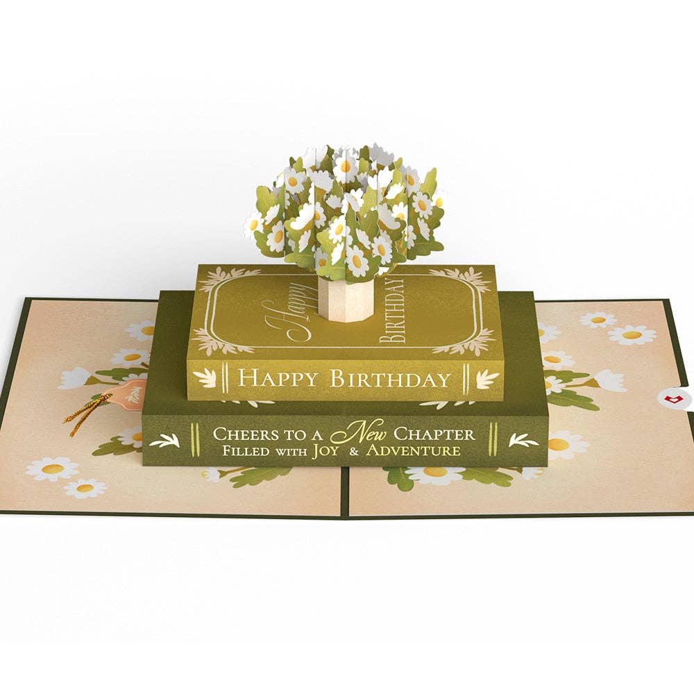 Cheers to a New Chapter 5x7" Birthday Pop-Up Card