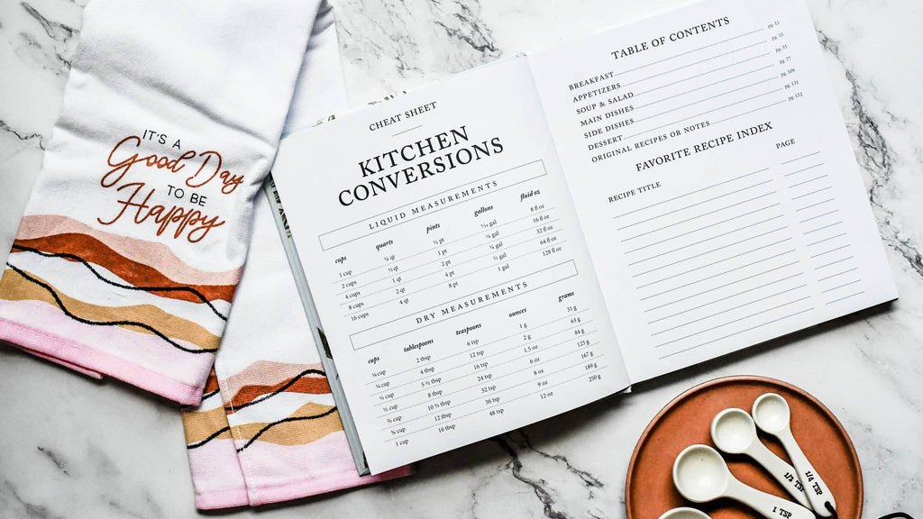 Family Recipe Book & Keepsake Journal | Christmas Gift