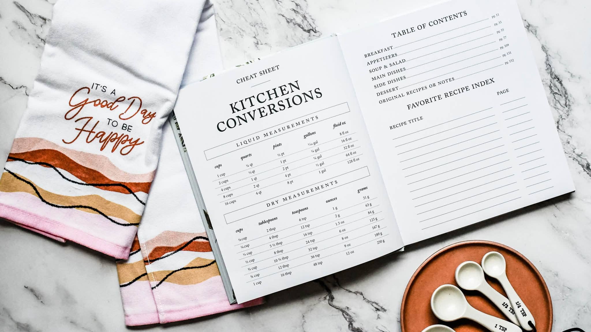 Family Recipe Book & Keepsake Journal | Christmas Gift