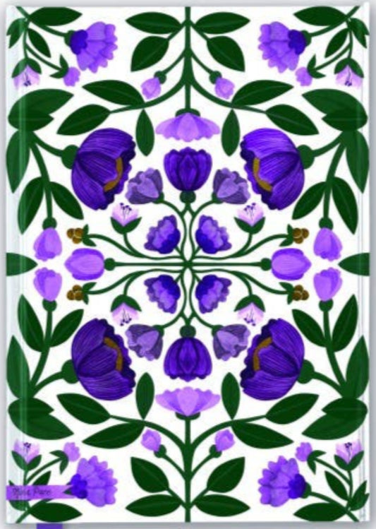 Journal - Purple Flowers