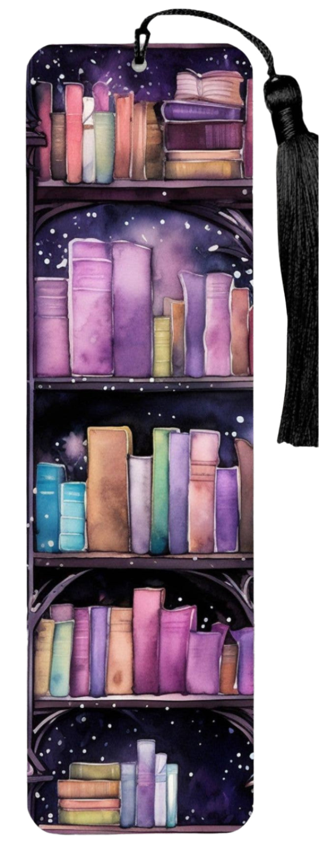 Metal Bookmark - Fantasy Bookshelf