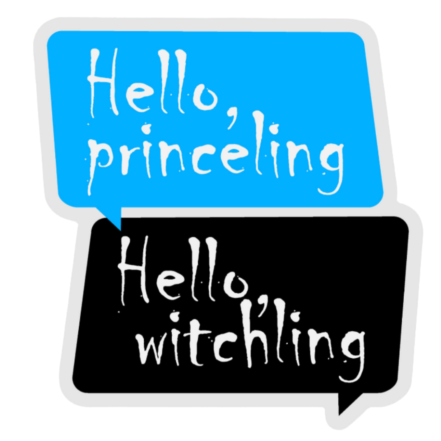 SJM - Hello Princeling, Hello Witchling Sticker