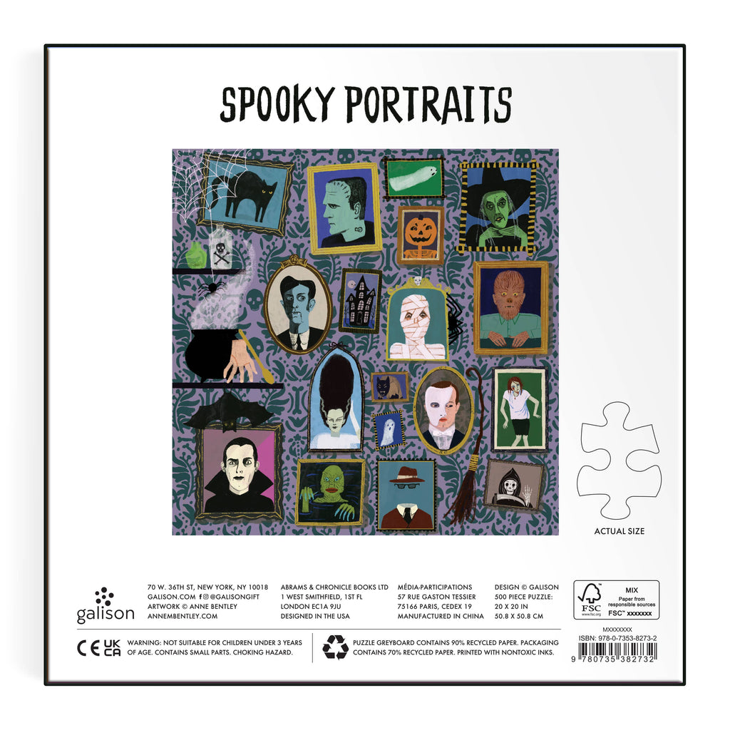 Puzzle - Spooky Portraits 500 Piece Puzzle