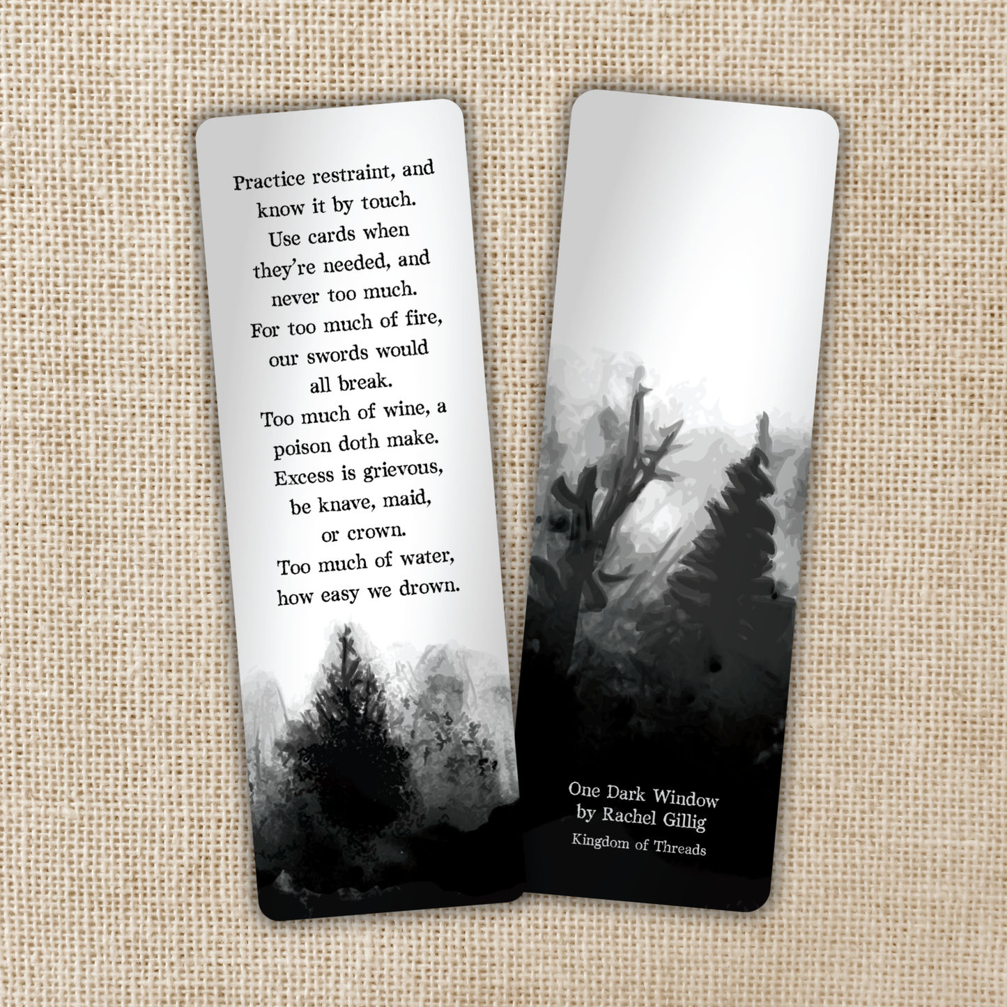 Practice Restraint Bookmark | One Dark Window