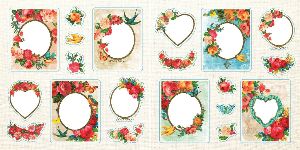 Sticker Book - Loads of Ephemera (580 stickers)