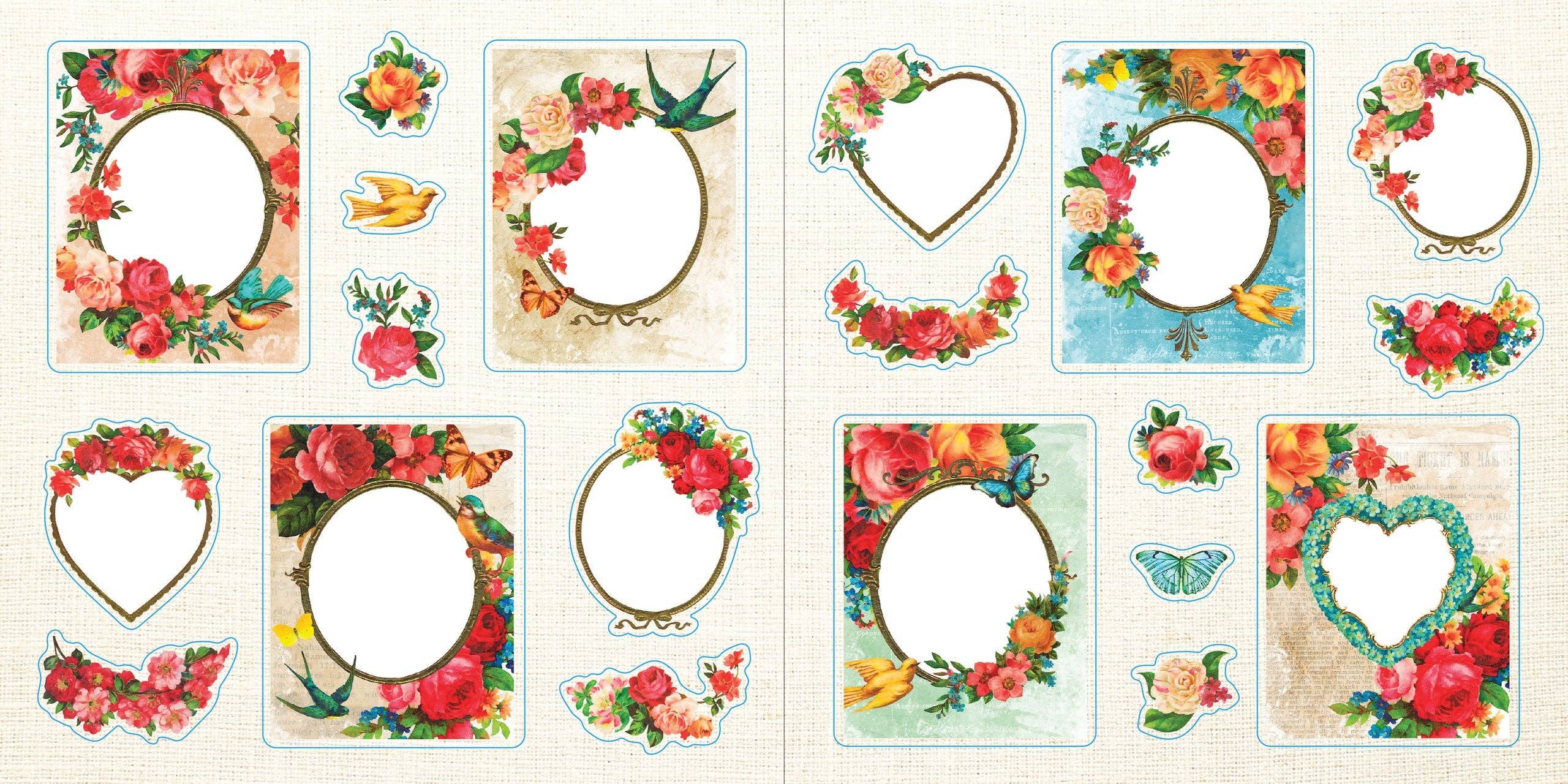 Sticker Book - Loads of Ephemera (580 stickers)