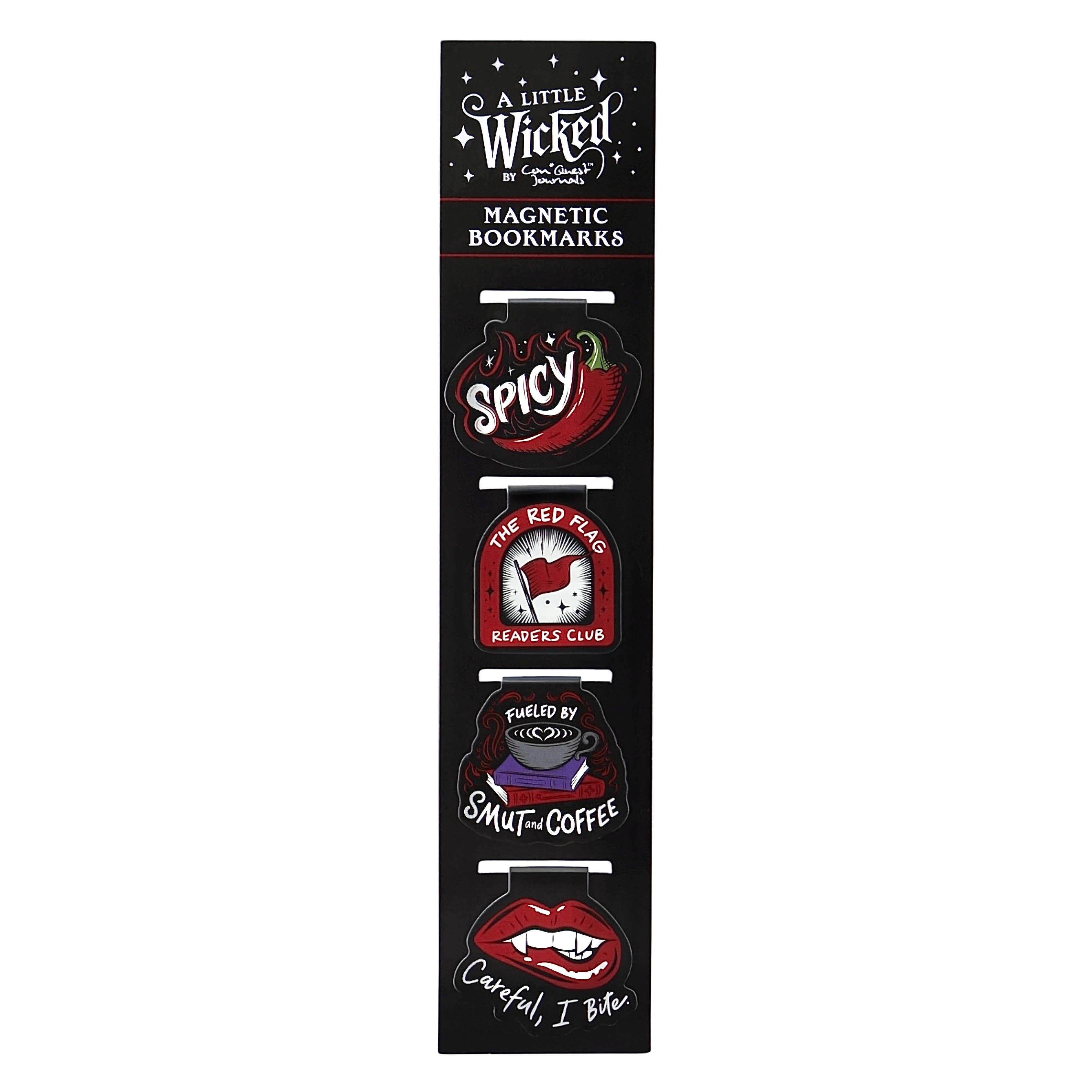 A Little Wicked Magnetic Bookmarks (4-Pack)
