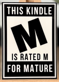 Kindle Rated M Sticker