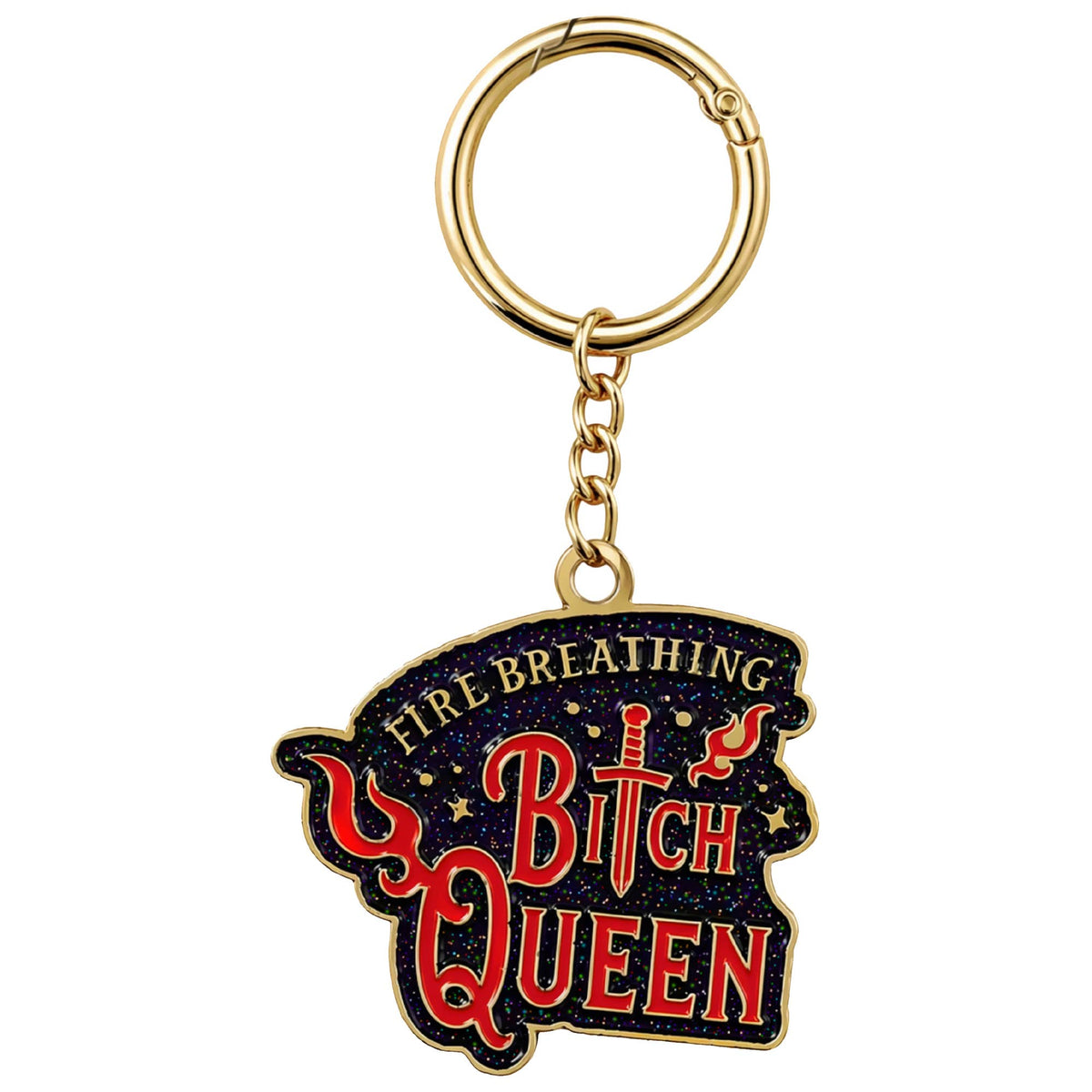 Bag Charm - Throne of Glass: Fire Breathing B*tch Queen