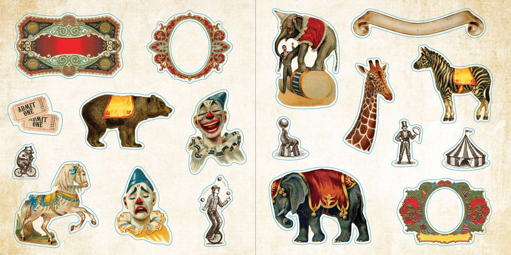Sticker Book - Loads of Ephemera (580 stickers)