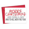 Greeting Card - Good Tidings and Cheer