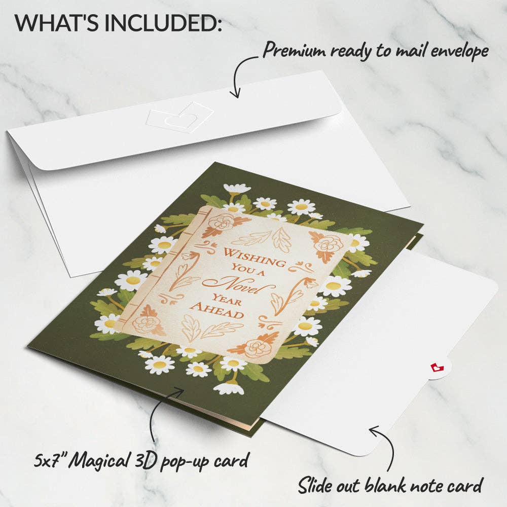 Cheers to a New Chapter 5x7" Birthday Pop-Up Card