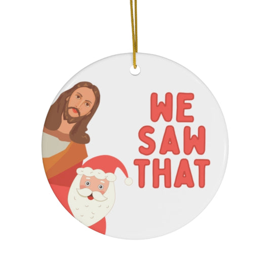 Ornament - Santa Jesus Christmas