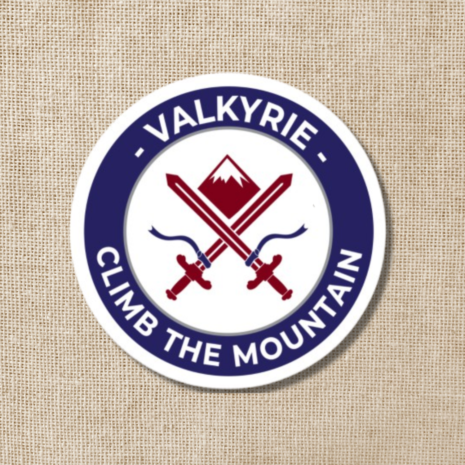 SJM - Valkyrie Climb the Mountain Sticker