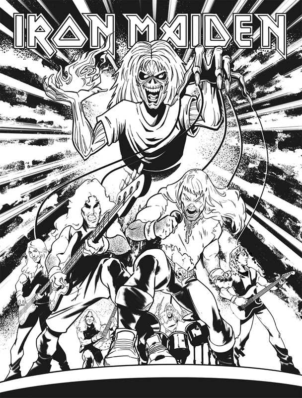 Coloring Book - Iron Maiden Official