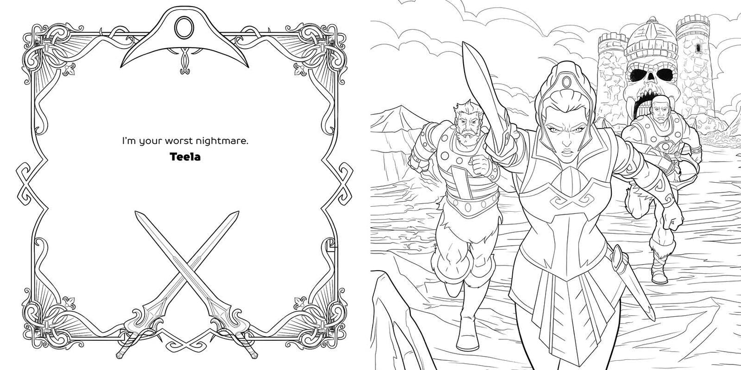 Coloring Book - Masters of the Universe: Revelation