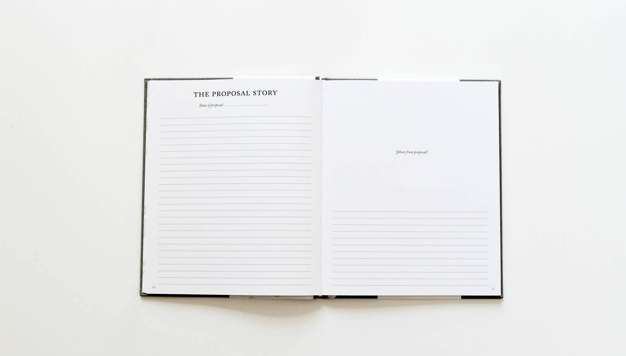 Engagement Journal | Gift for New Brides | Book for Couples: Taupe