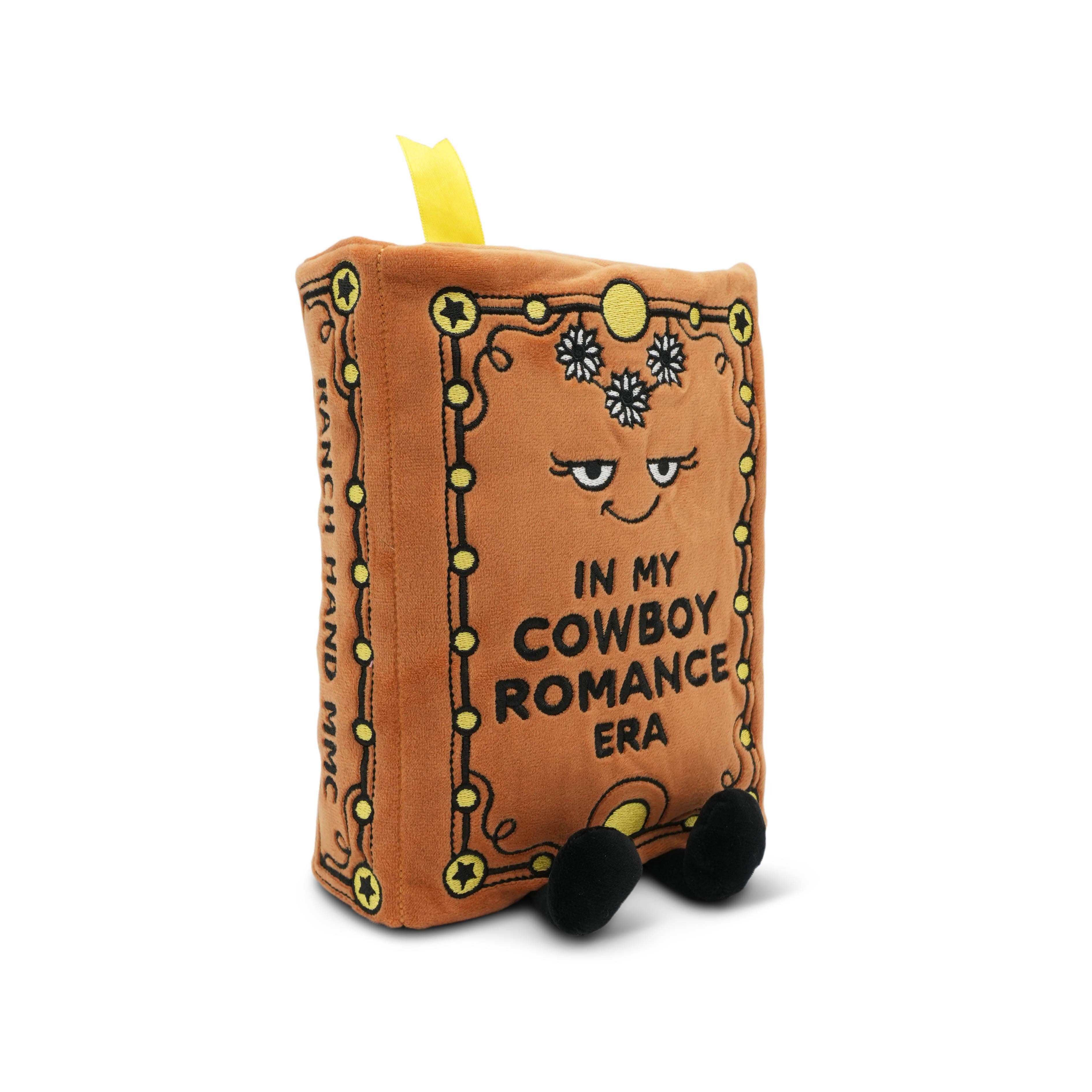 "In My Cowboy Romance Era" Book Plush
