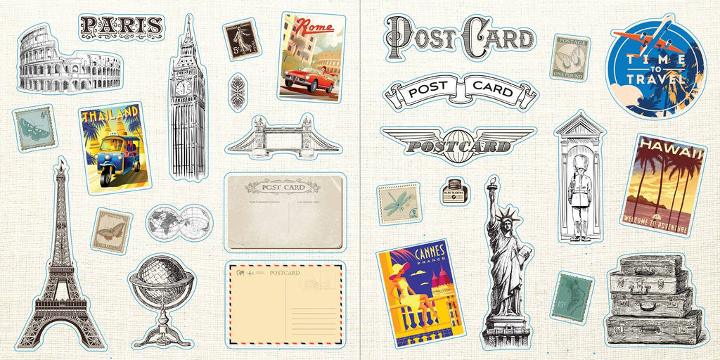 Sticker Book - Loads of Ephemera (580 stickers)