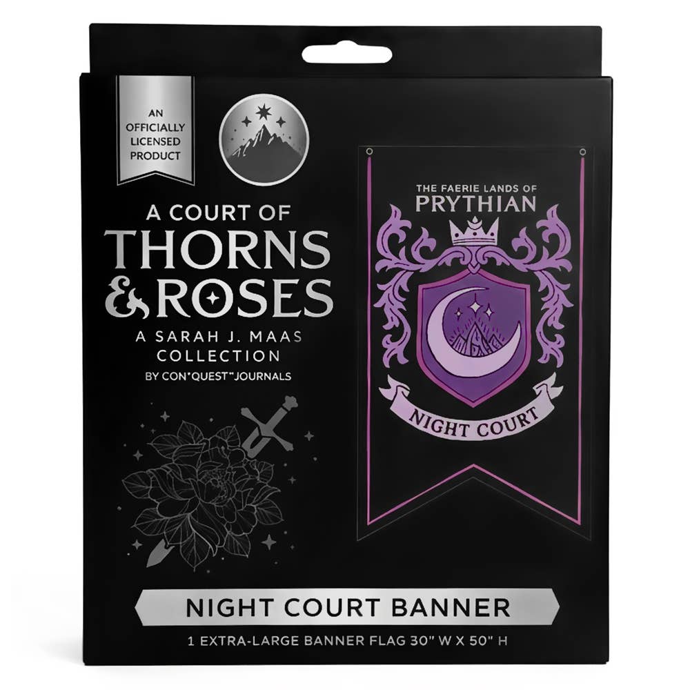 A Court of Thorns and Roses Night Court Banner (30'' x 50'')