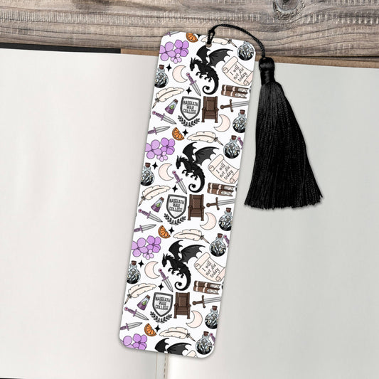 Metal Bookmark - Fourth Wing Patterned