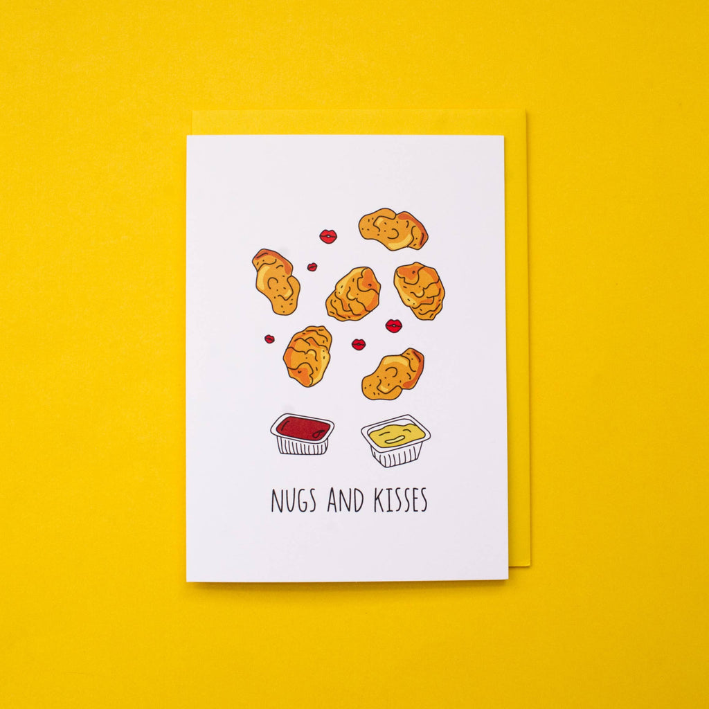 Greeting Card - Chx Nugs and Kisses