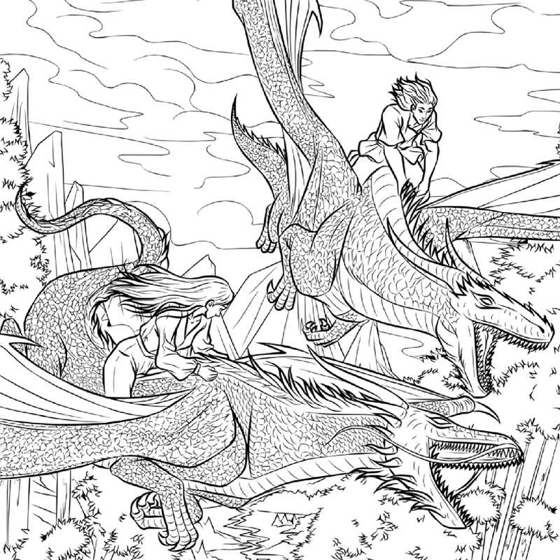 Coloring Book - Romantasy