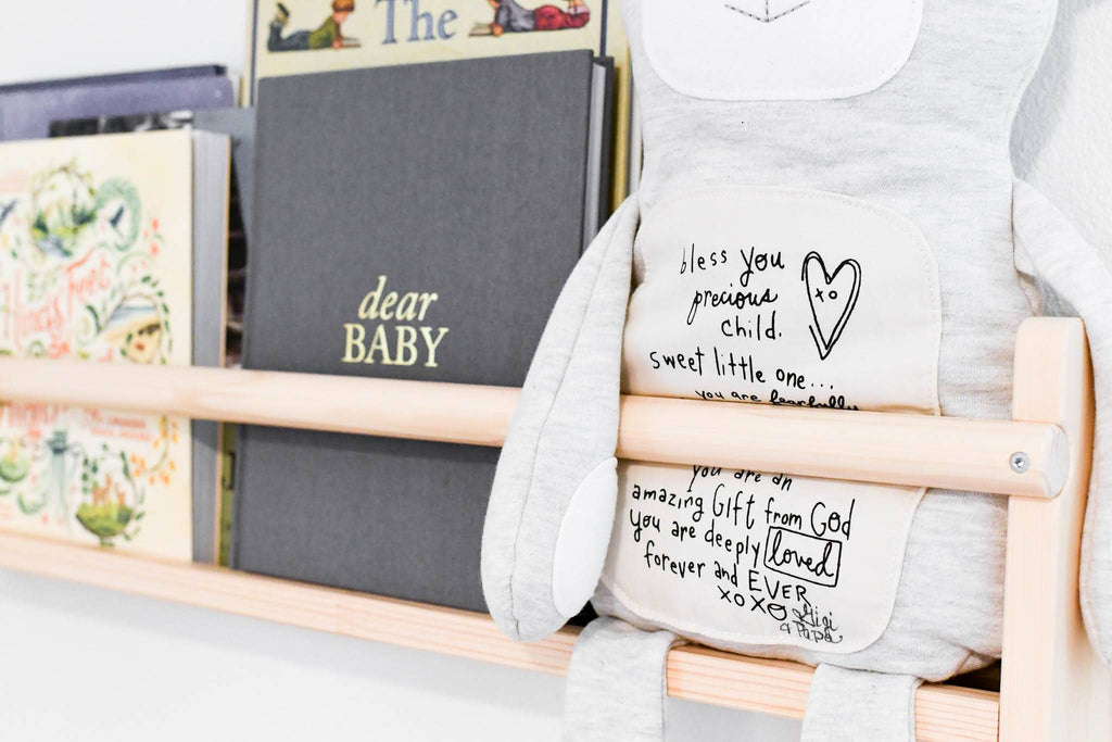 Dear Baby: A Pregnancy Prayer Journal & Memory Book for Moms: Gray