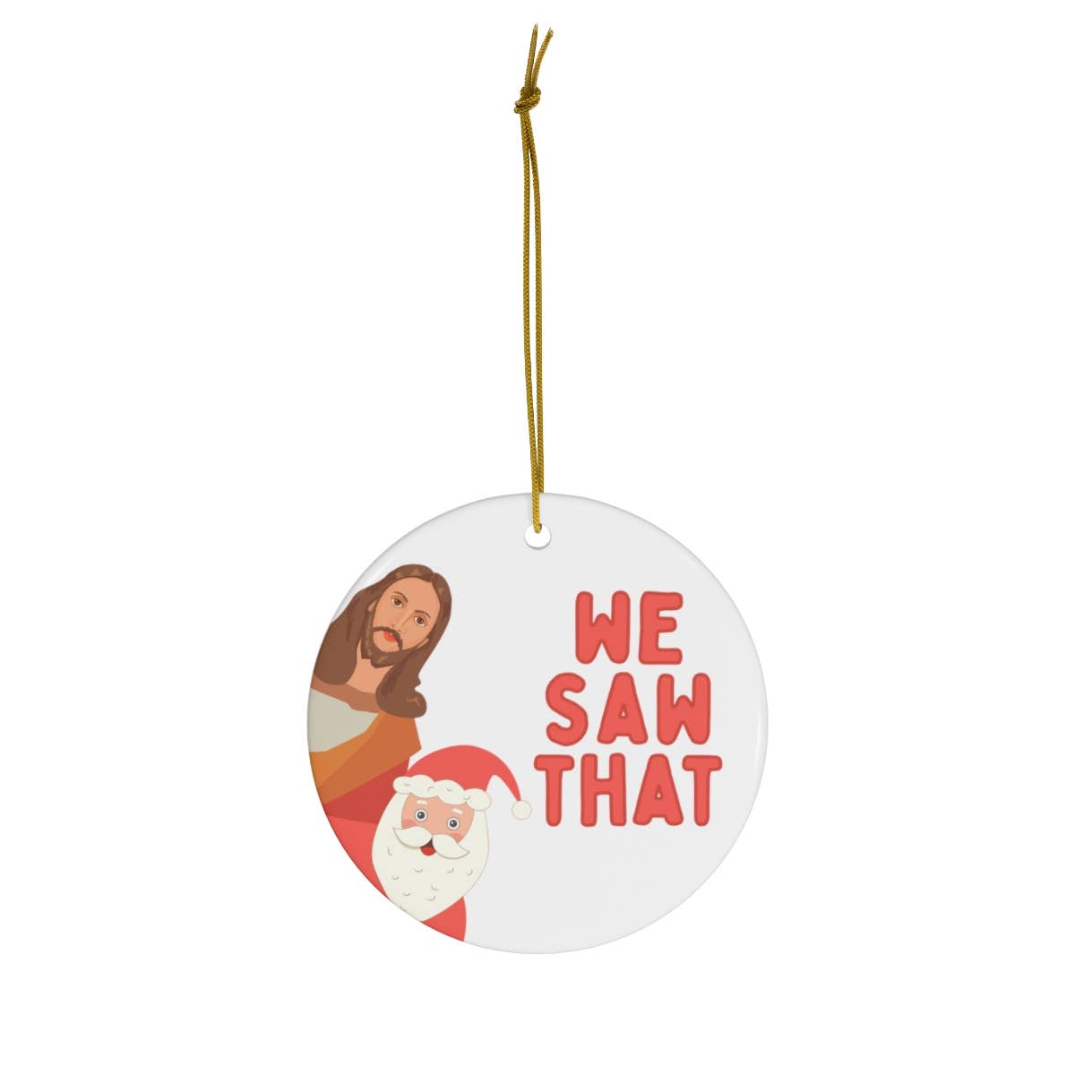 Ornament - Santa Jesus Christmas