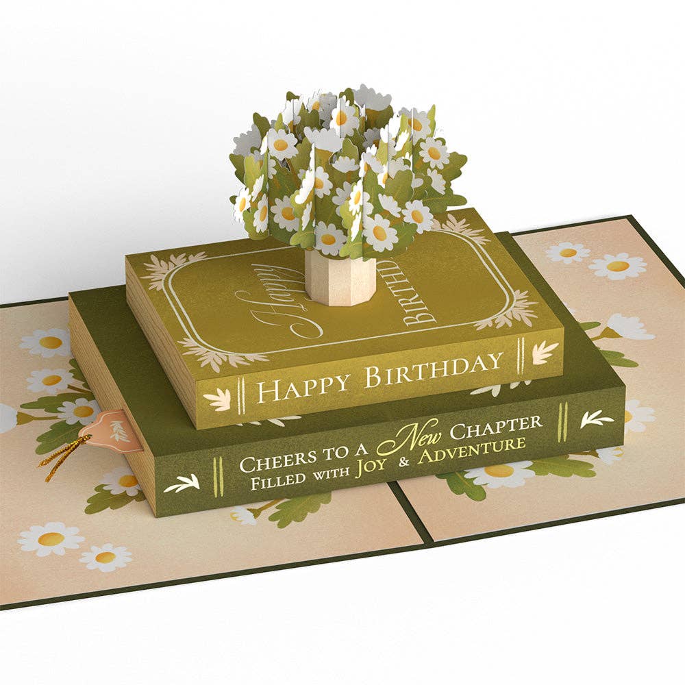 Cheers to a New Chapter 5x7" Birthday Pop-Up Card