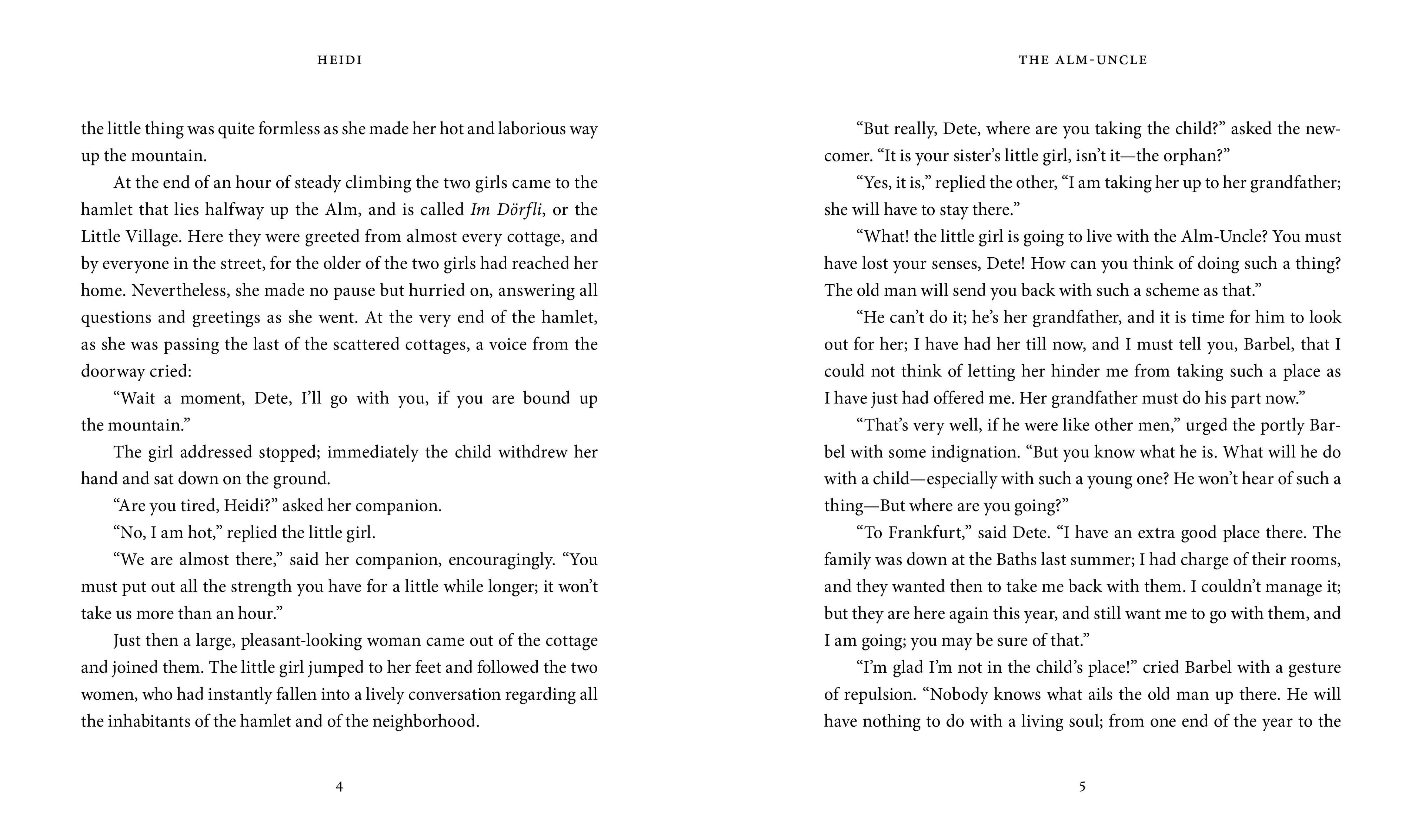 Heidi by Johanna Spyri