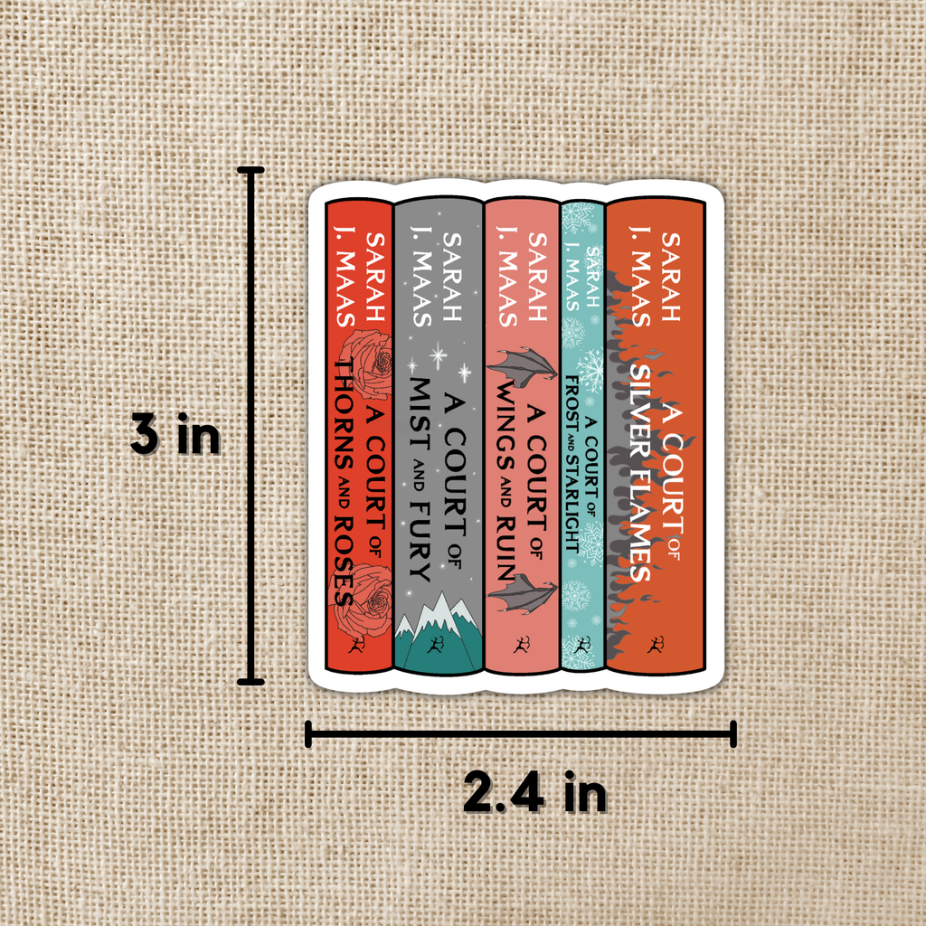 SJM - ACOTAR Series Stack Sticker