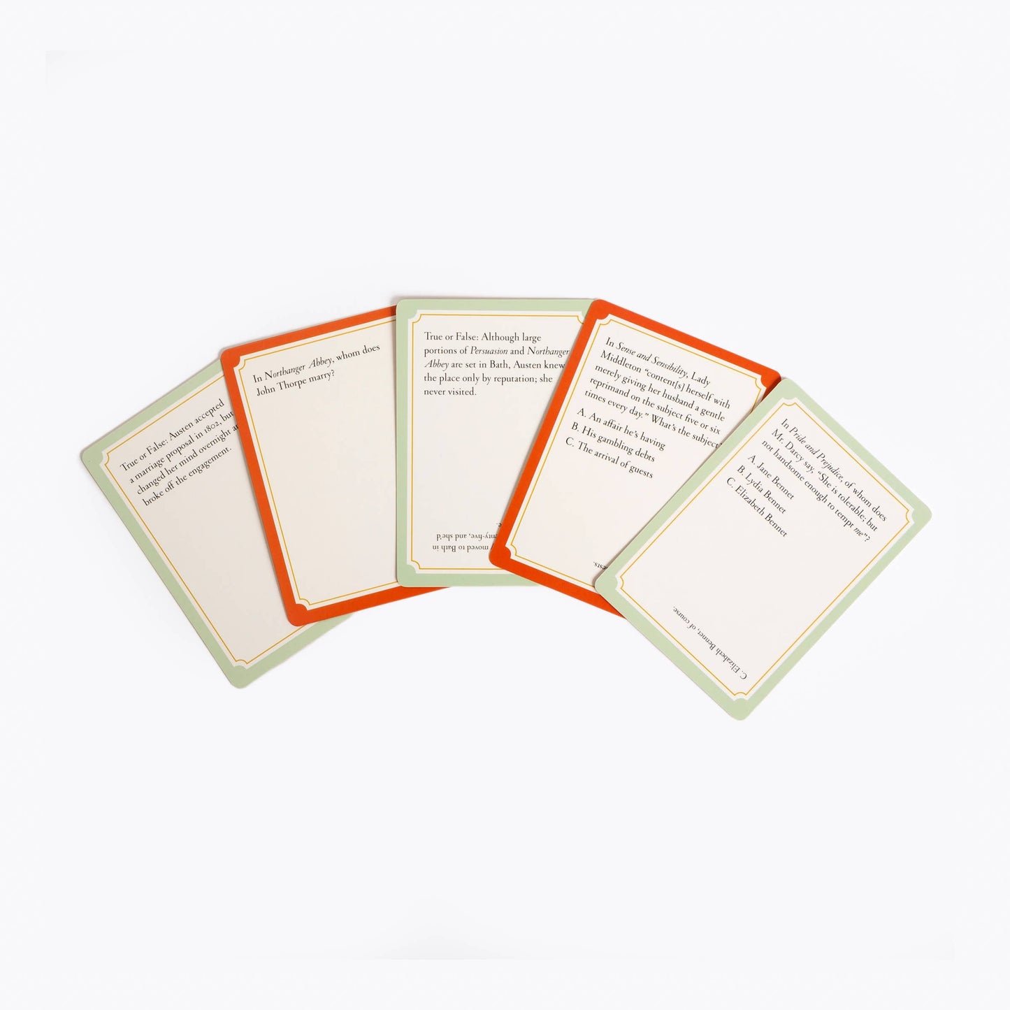 Game - Jane Austen Trivia
