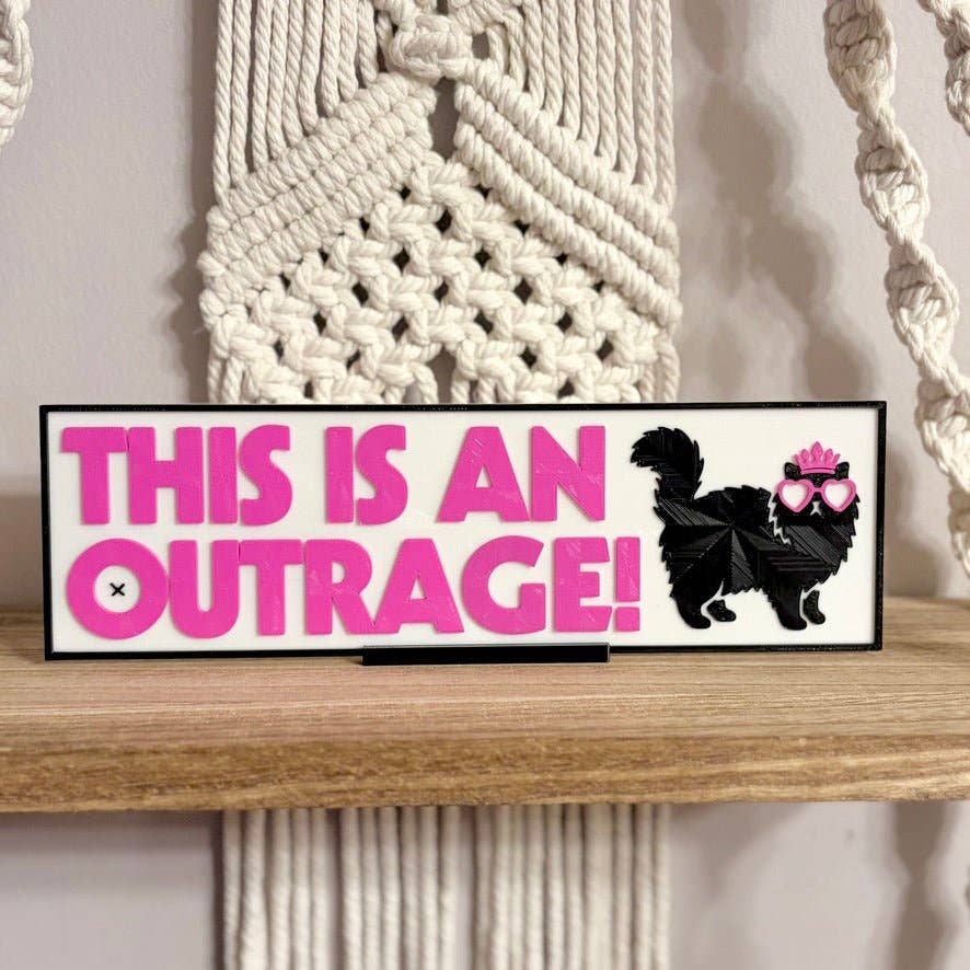 DCC Inspired "This is an Outrage!" Book Nook
