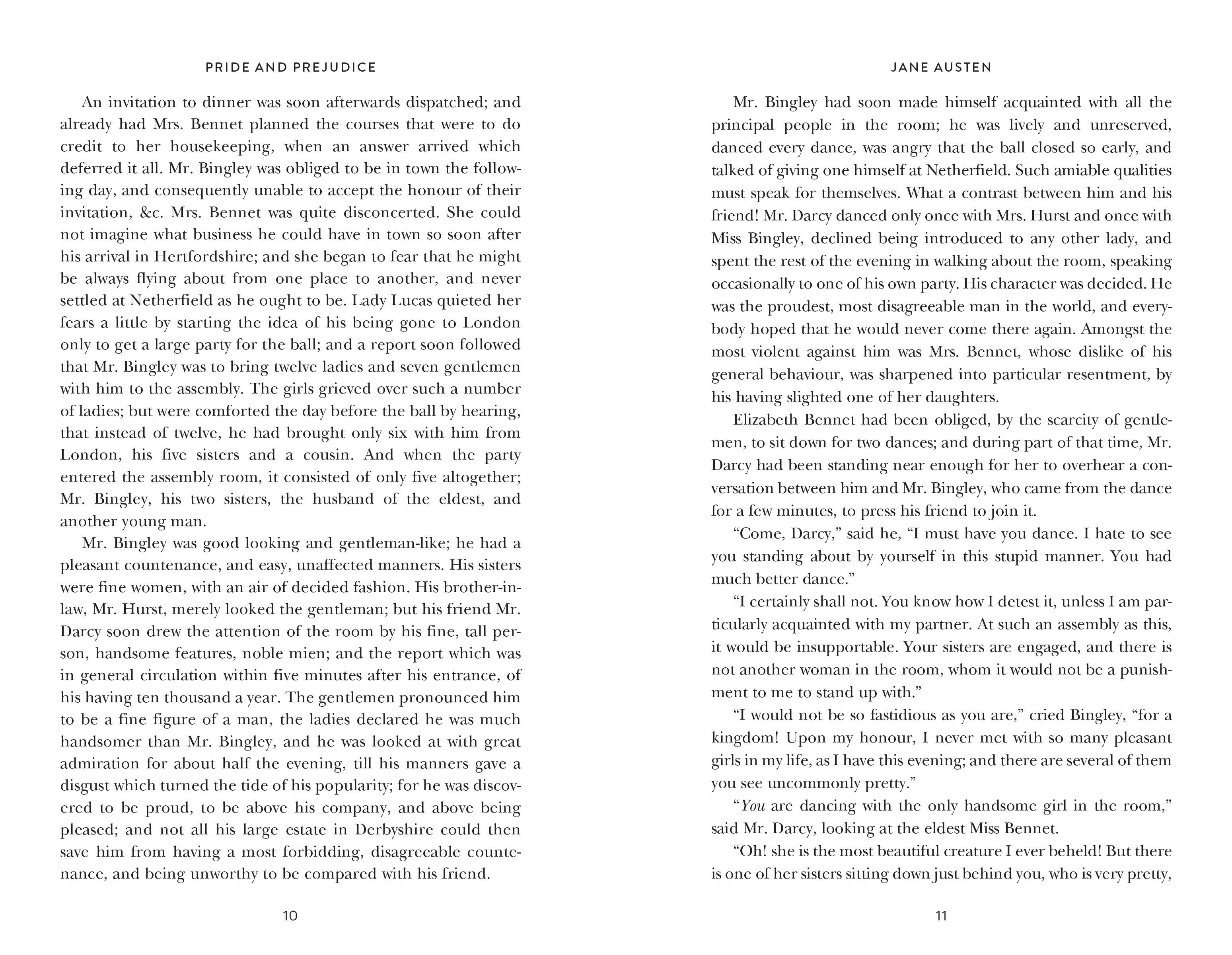 Pride and Prejudice by Jane Austen: Signature Clothbound Edition