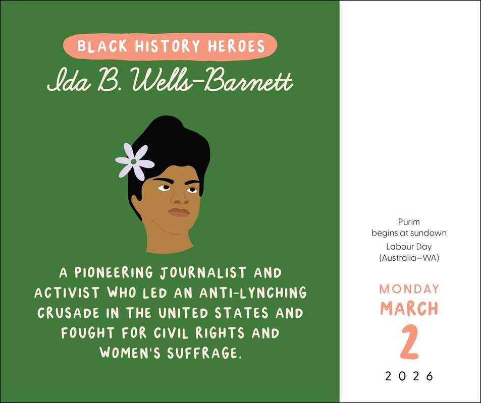 Hope Through Black History 2026 Day-to-Day Calendar by Danielle  Coke Balfour: Calendar; 640 pages / English